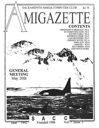 AmigaZette - 1992-06 cover